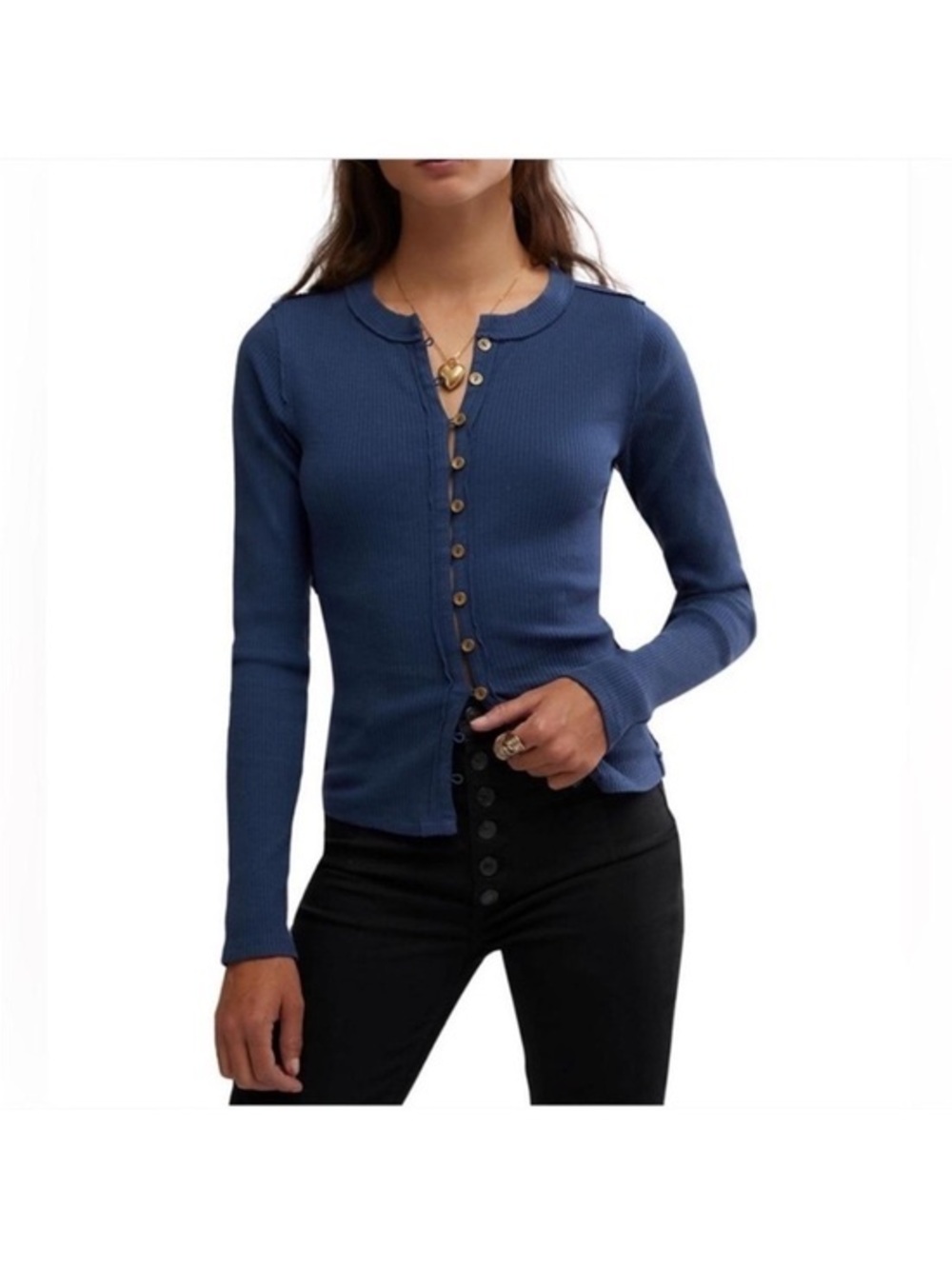 Free People It’s On Cardi Long Sleeve Top